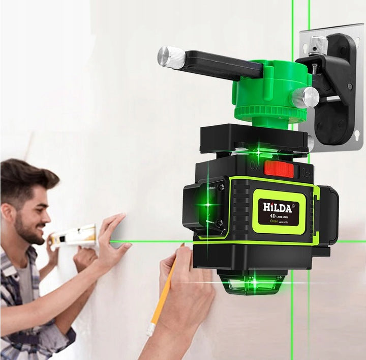 Laser level 16 lines 360° HILDA Cross laser 2x battery+case Manufacturer code 5903715552435_W