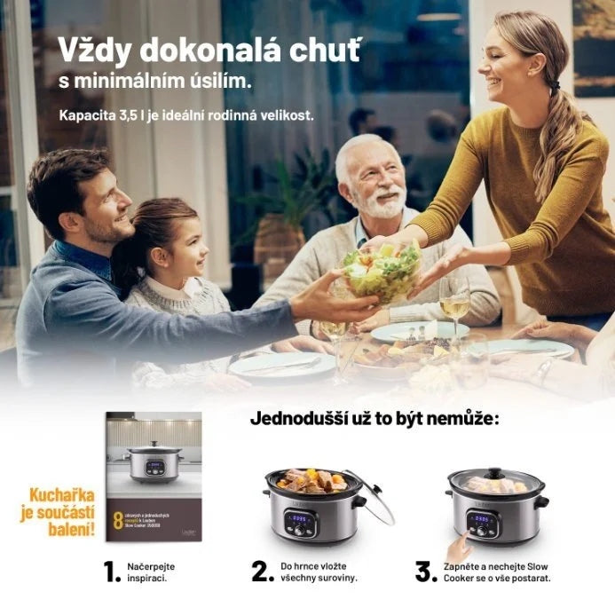 Lauben Slow Cooker 3500SB - hrnec na pomalé vaření Brand Lauben