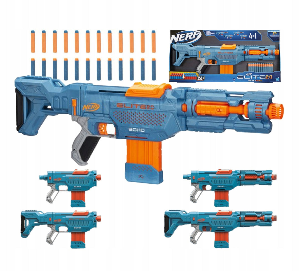 Launcher pistol toy Nerf Elite 2.0 Echo CS-10 E9533 Hasbro