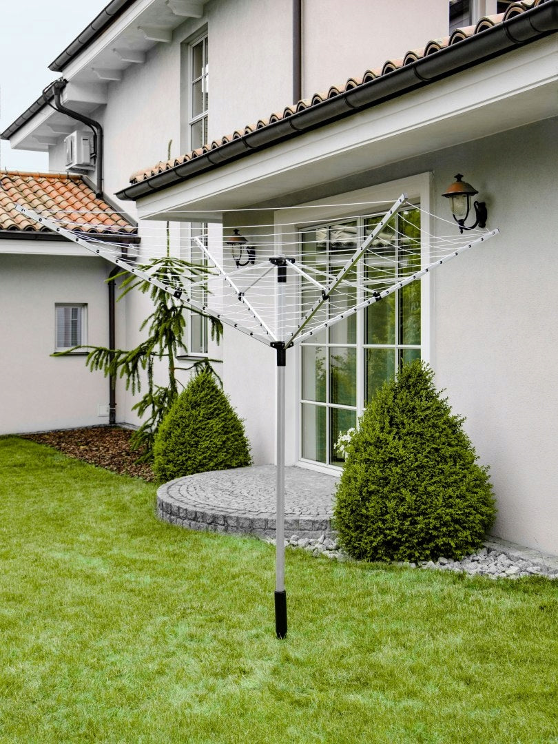 Laundry Garden Dryer 4 Arms + Outdoor Rotating Cover Weight 5 kg