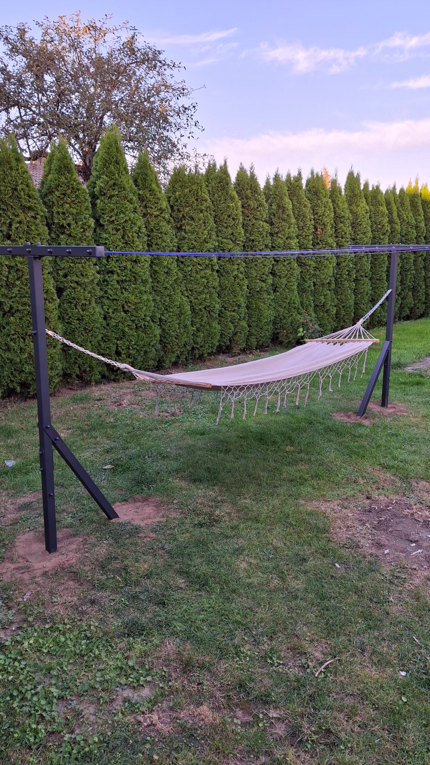 Laundry dryer large garden 160-170cm graphite frame for hammock Kind Stationary