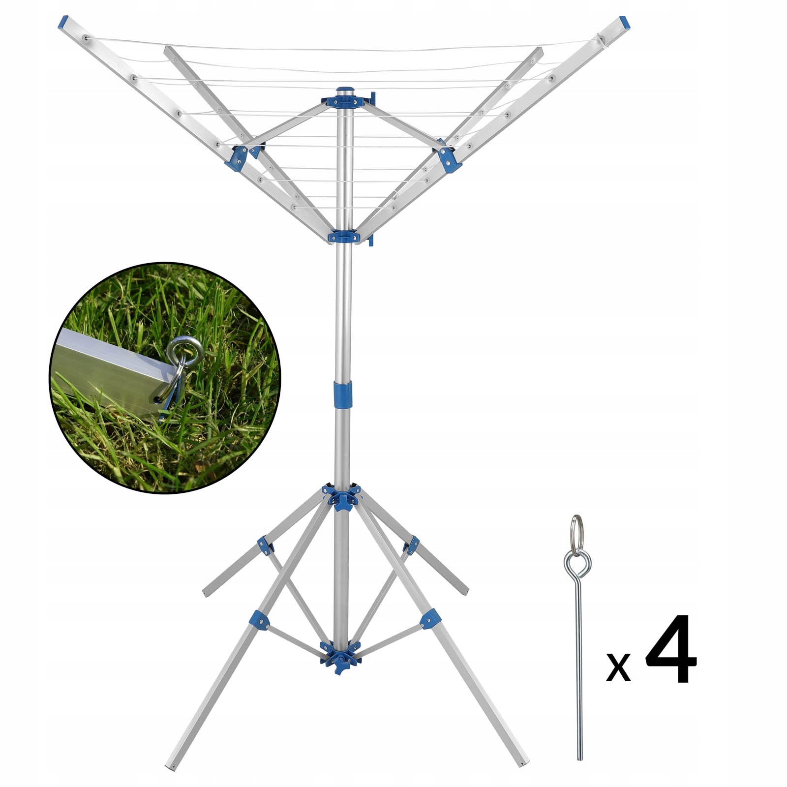 Laundry dryer standing, rotating, garden, foldable, external Brand Deuba
