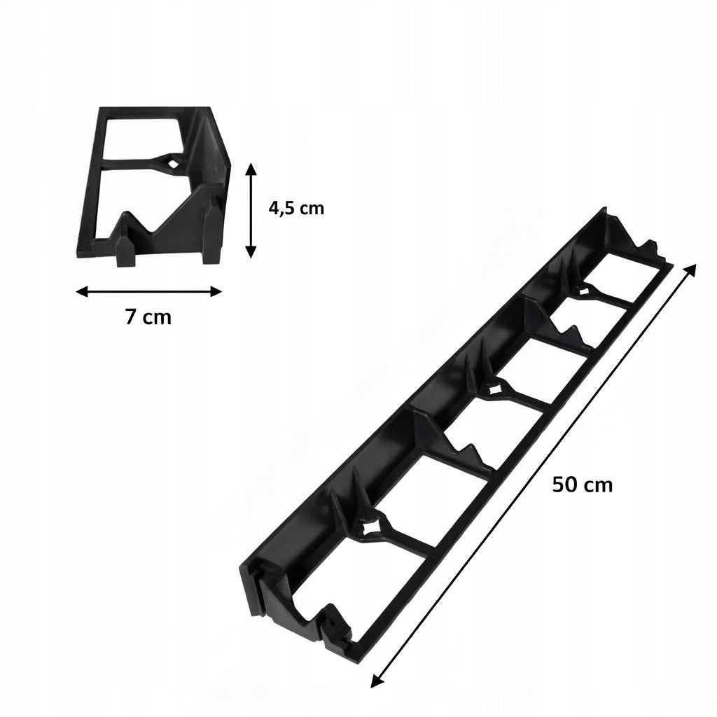 Lawn Garden Edging 10m 45mm Palisade Eco Border Black + 40 Anchors Manufacturer code 45mm + 40 kotew