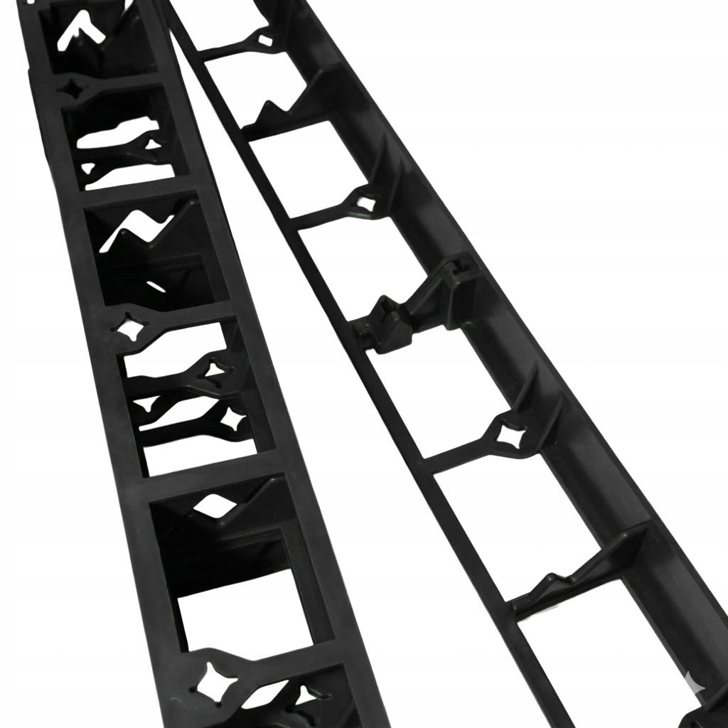Lawn Garden Edging 20m 45mm Palisade Eco Border Black + 80 Anchors Manufacturer no brand