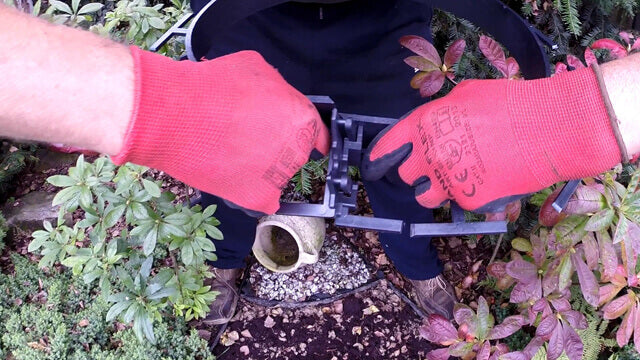 Lawn edging H45 garden 50m anchors 250pcs Product height 5 cm