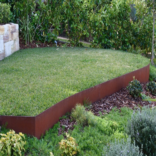 Lawn edging made of Corten sheet 200x1000x1.5mm Manufacturer code OC1,5