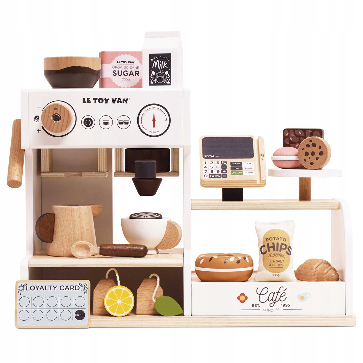 Le Toy Van Wooden Kitchen Cherry Tree 3+