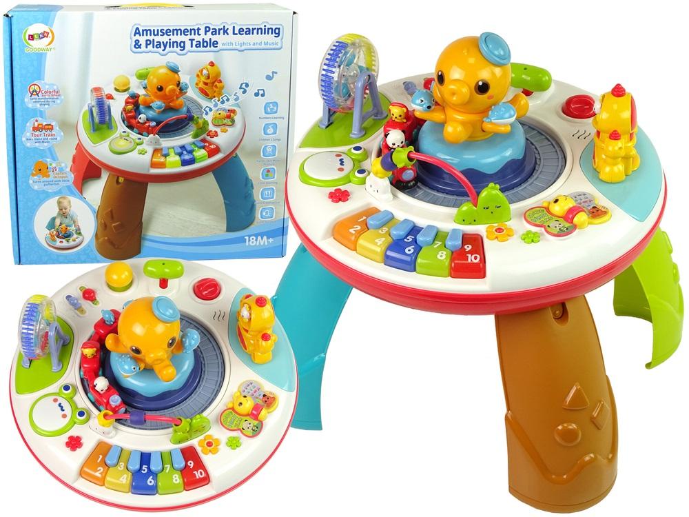Leantoys Interactive Educational Table Octopus Piano Sounds 18m+ Packaging status original