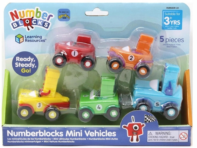 Learning Resources - Number Blocks - Mini Vehicle Kit HM95405