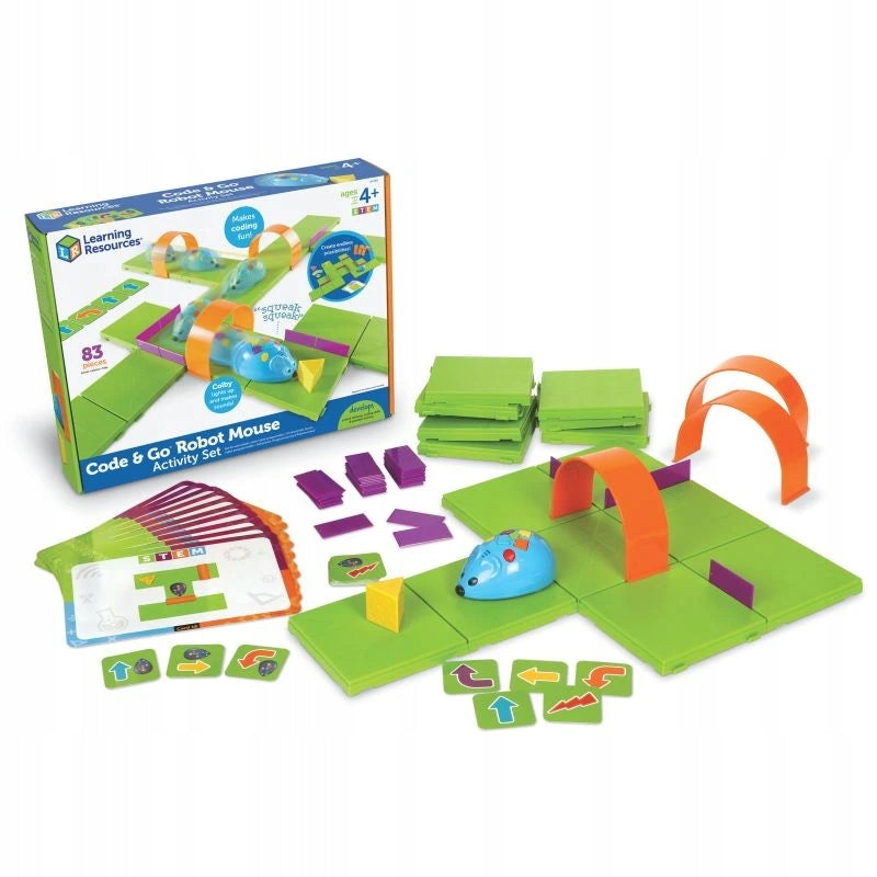 Learning Resources - Sada pro základy kódování: Robotická myška Code&Go