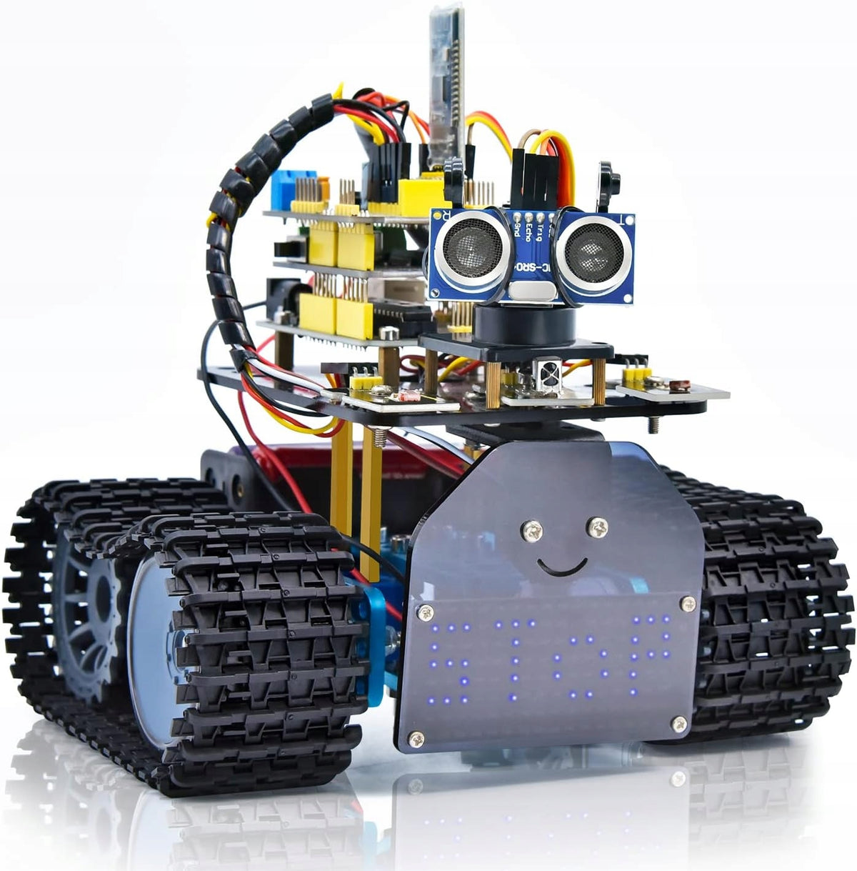 Learning Robot Set 4WD IDE Tank Educational Robotics Mechatronics Program