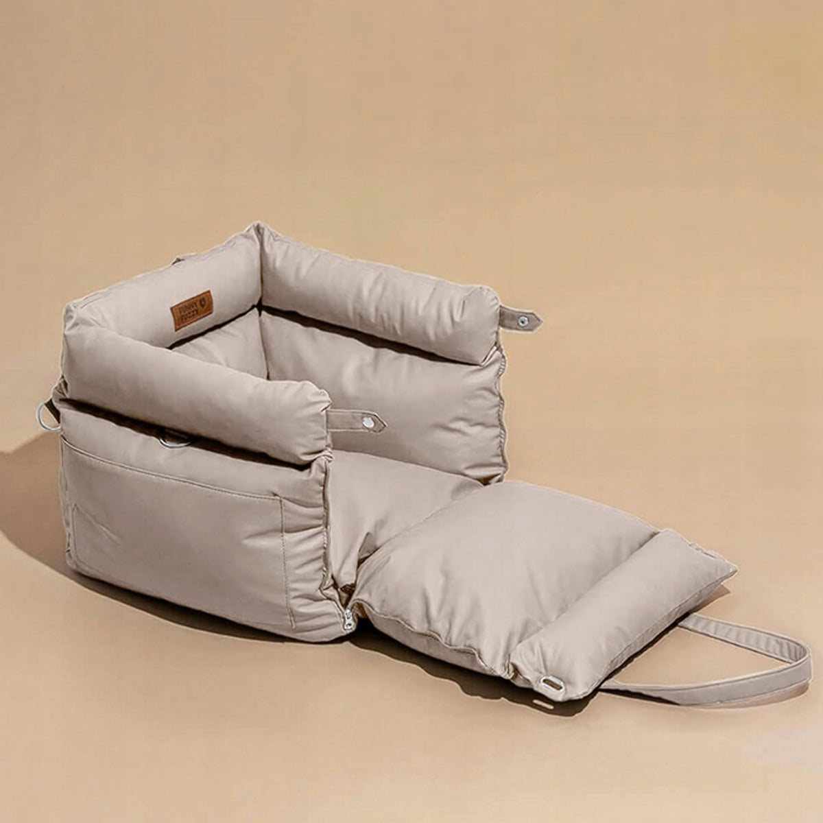 Leather Transporter PREMIUM Bed Cat Dog Bag for Car Manufacturer code RC-K-2034