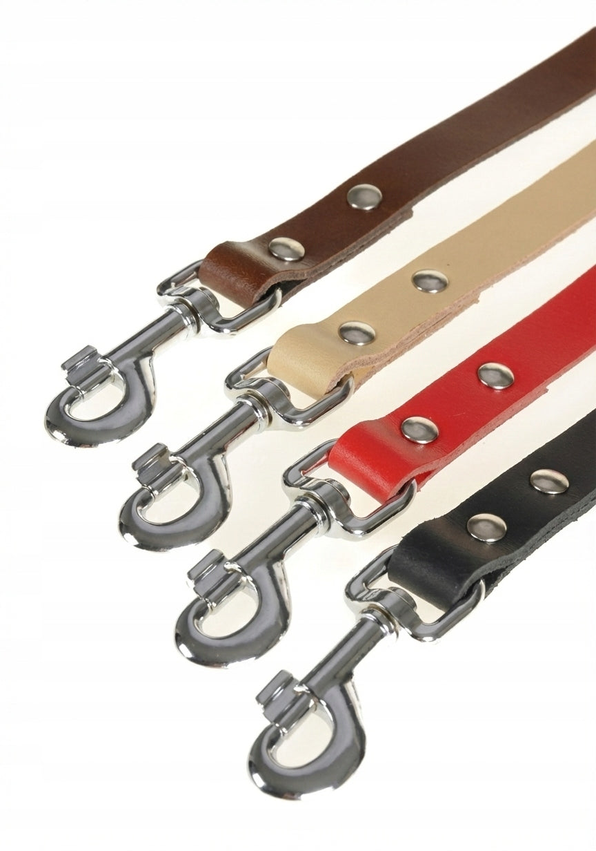 Leather leash adjustable for dog 18mm/200cm 4 colors Manufacturer code 18mm