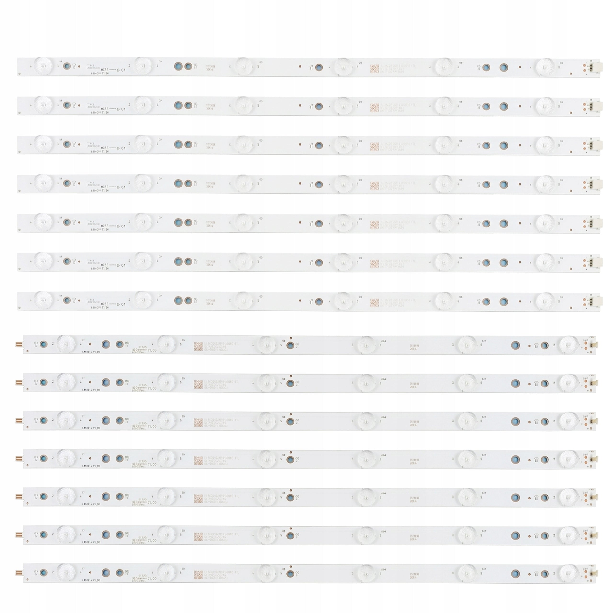 Led STRIPS for Philips TV 49PUS6561 49PUS6501 49PUS6581 49PUS6551 + glue