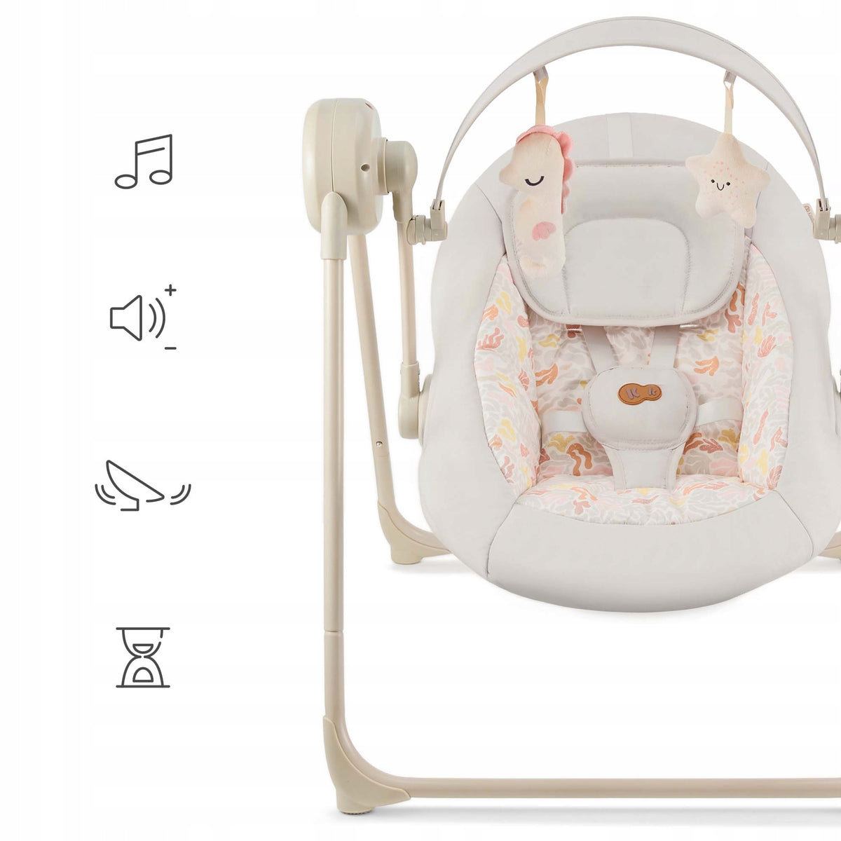 Lehátko SWINGEE hojdačka elektrické - Beige Brand Kinderkraft