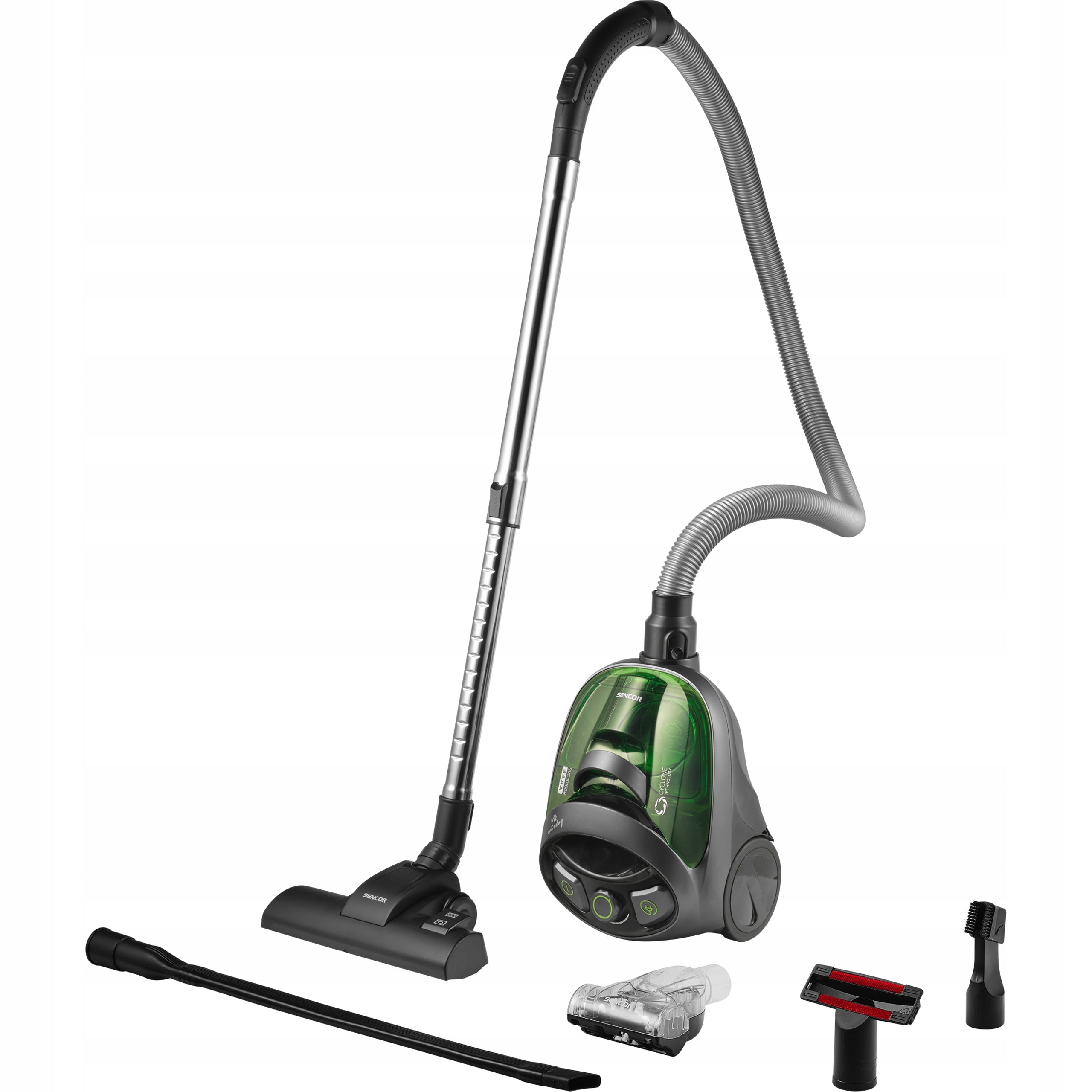 Lekki MOCNY Odkurzacz Bezworkowy Sencor SVC 1016GR Czarny 800W EPA E12