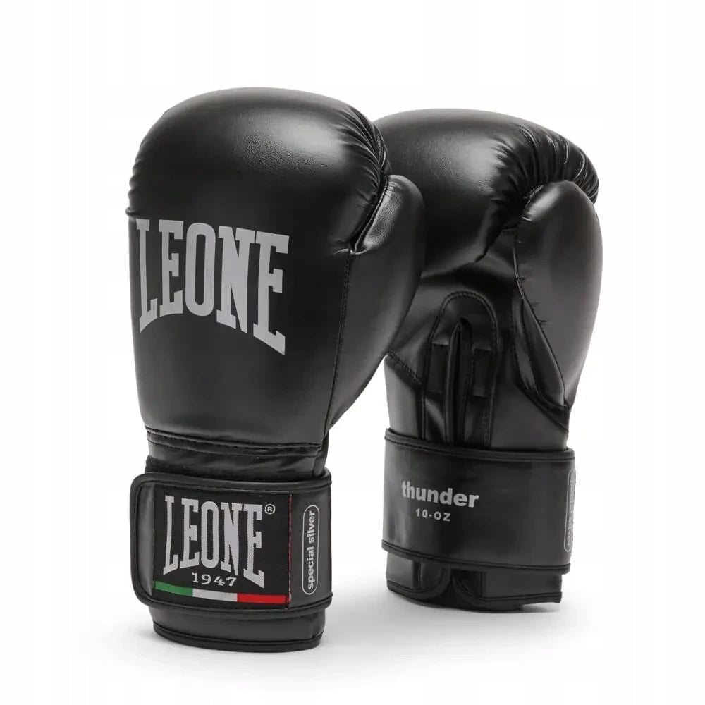 Leone THUNDER boxing gloves Color black