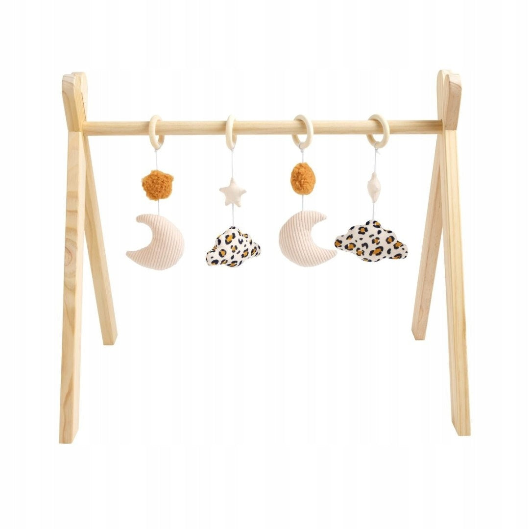 Leopard Wooden Educational Stand, Sauthon Sauthon
