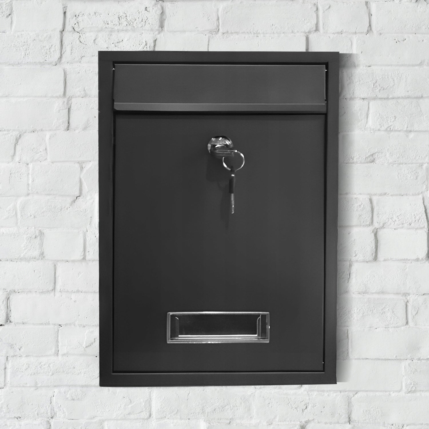 Letterbox Mail Newspaper Tuba VIEWFINDER Modern for Home XL Manufacturer code POCZTOWA STALOWA NA KLUCZYK Z OKIENKIEM ŚRUBY