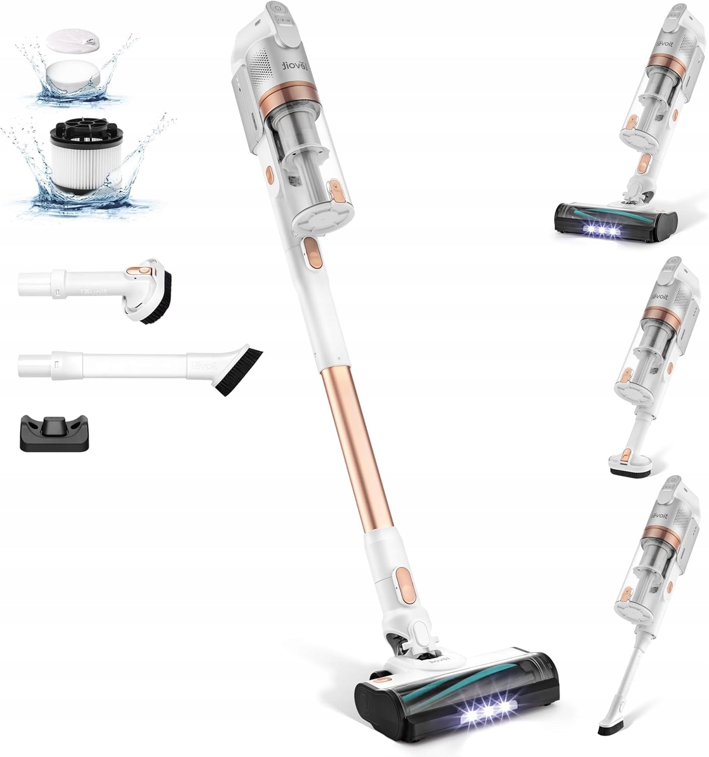 Levoit Cordless Pet Tangle-Free Vacuum Cleaner 50 min HEPA 2.8kg
