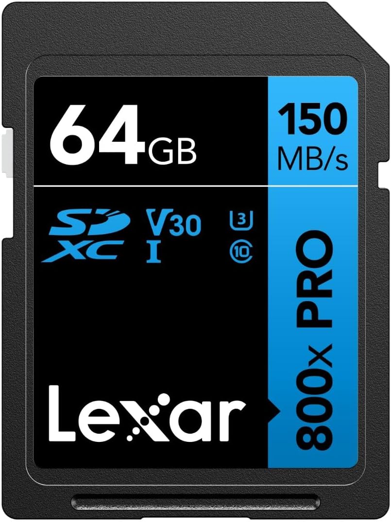 Lexar LSD0800P064G-BNNNG memory card 64GB 150MB/s High-Performance SDXC
