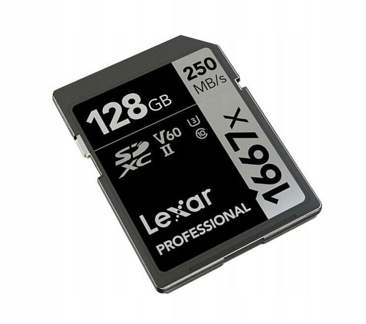 Lexar LSD128CB1667 SDXC Card 128GB 250MBs 1667x UHSII U3 Camera Manufacturer Lexar