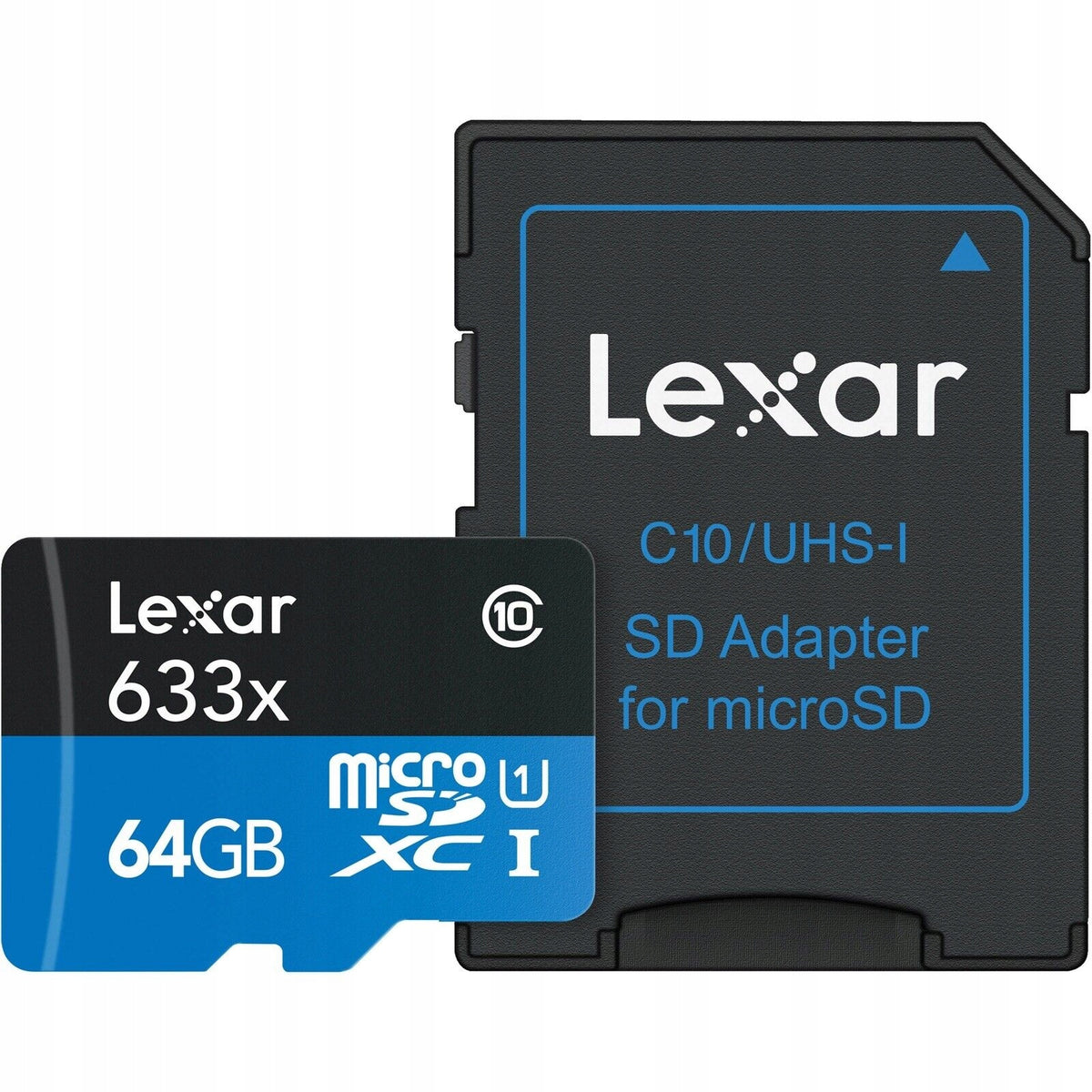 Lexar LSDMI64GBB633A High-Performance 64GB micro SDXC memory card