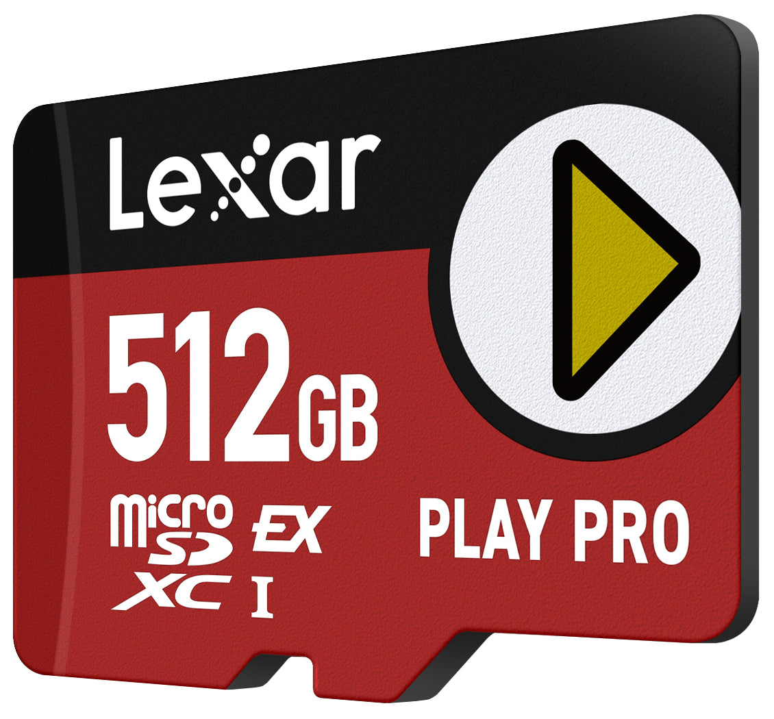 Lexar microSDXC Express Play Pro 512GB Memory Card (R900/W600) Manufacturer code LMSXPS0512G-BNNNG