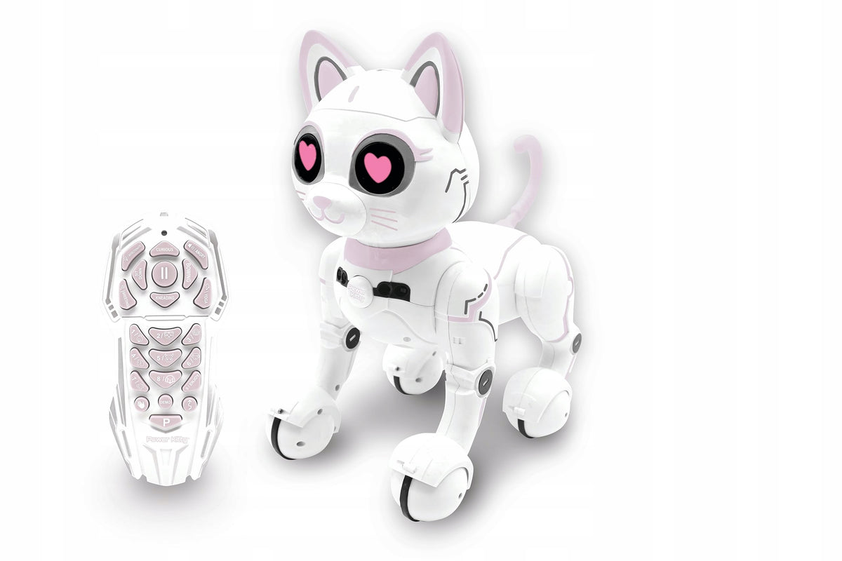 Lexibook Power Kitty interactive robot, programs, sensors, remote control, Kitty01
