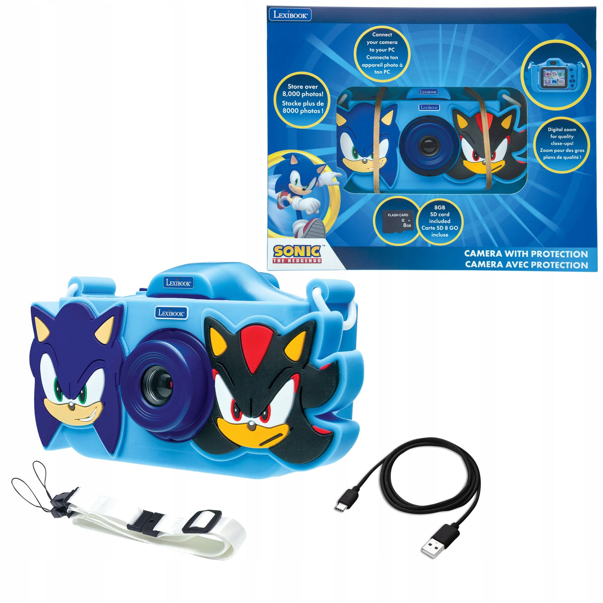 Lexibook Sonic The Hedgehog 4in1 DJ078SN 8GB Camera