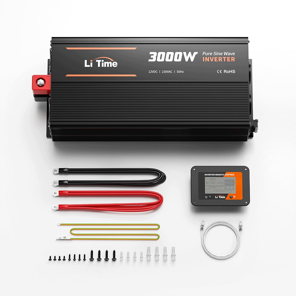 LiTime 12V to 230V 3000W Pure Sine Wave DC/AC Inverter