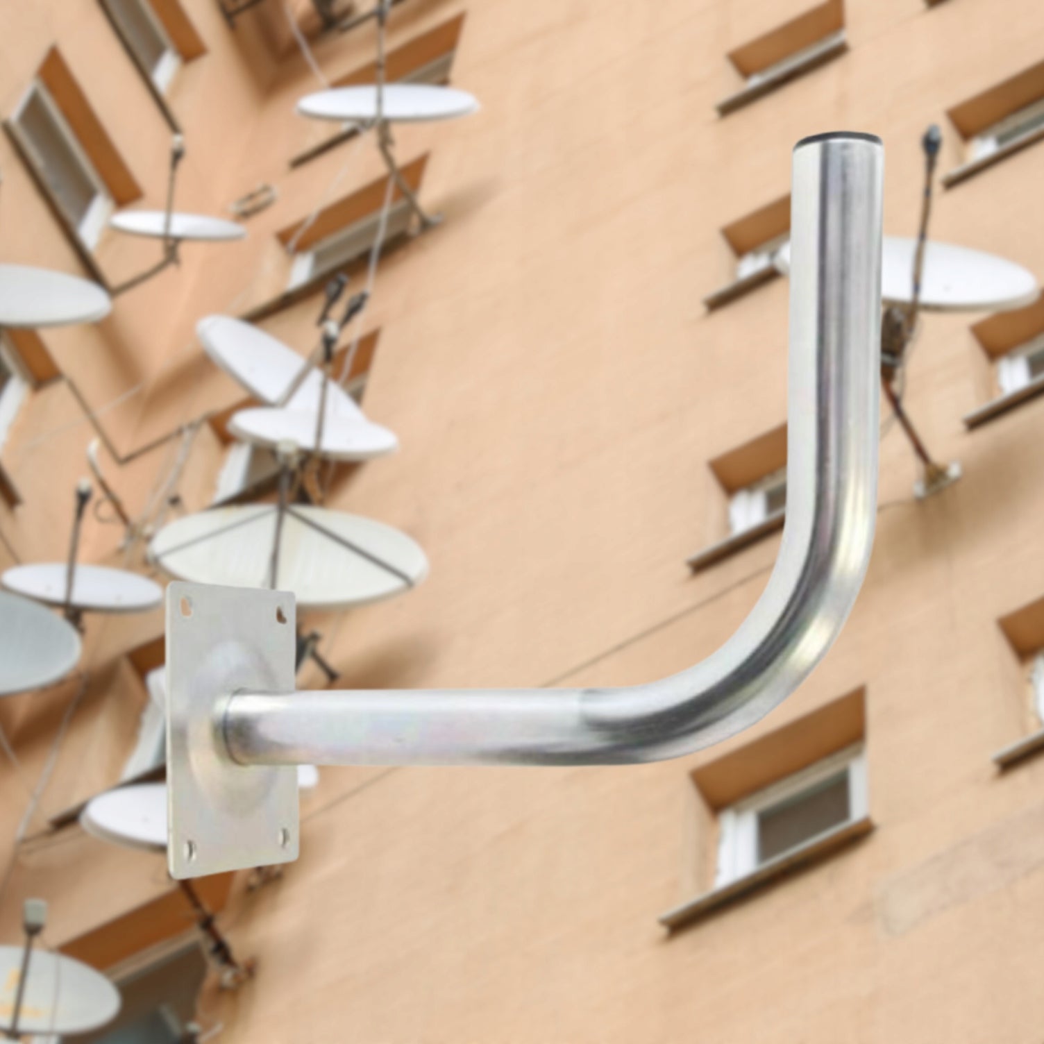Libox TV Antenna Holder TV-SAT 30 cm Galvanized Steel Wall Mount 1pcs Manufacturer code BX1360