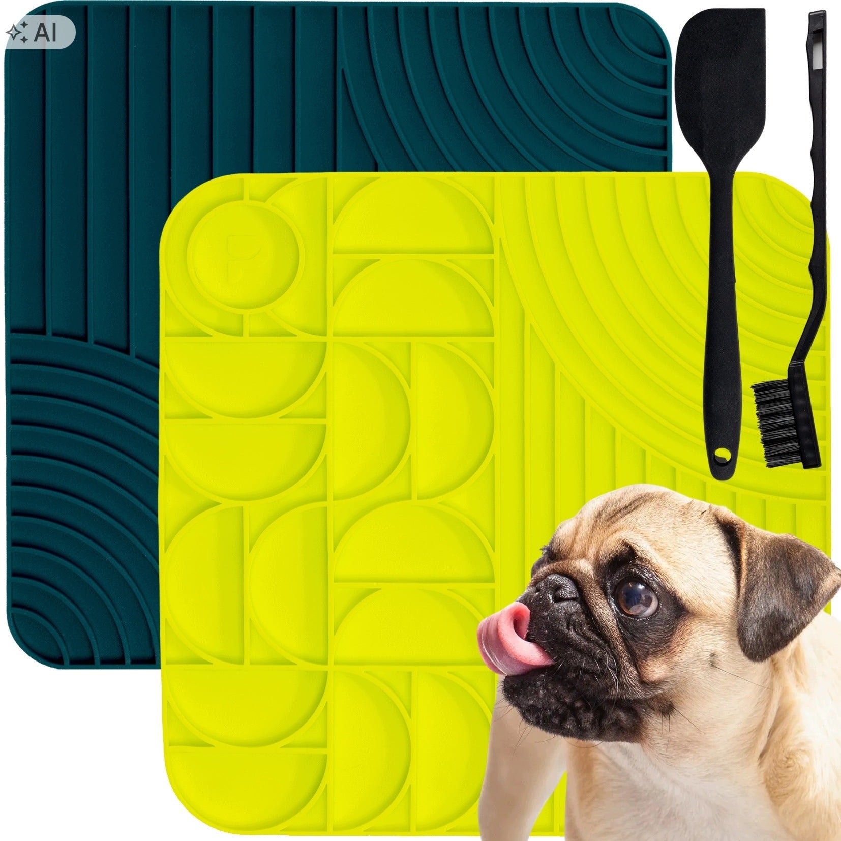 Licking Mat Slowing Dog Food DISHWASHER ACCESSORIES 2 PCS