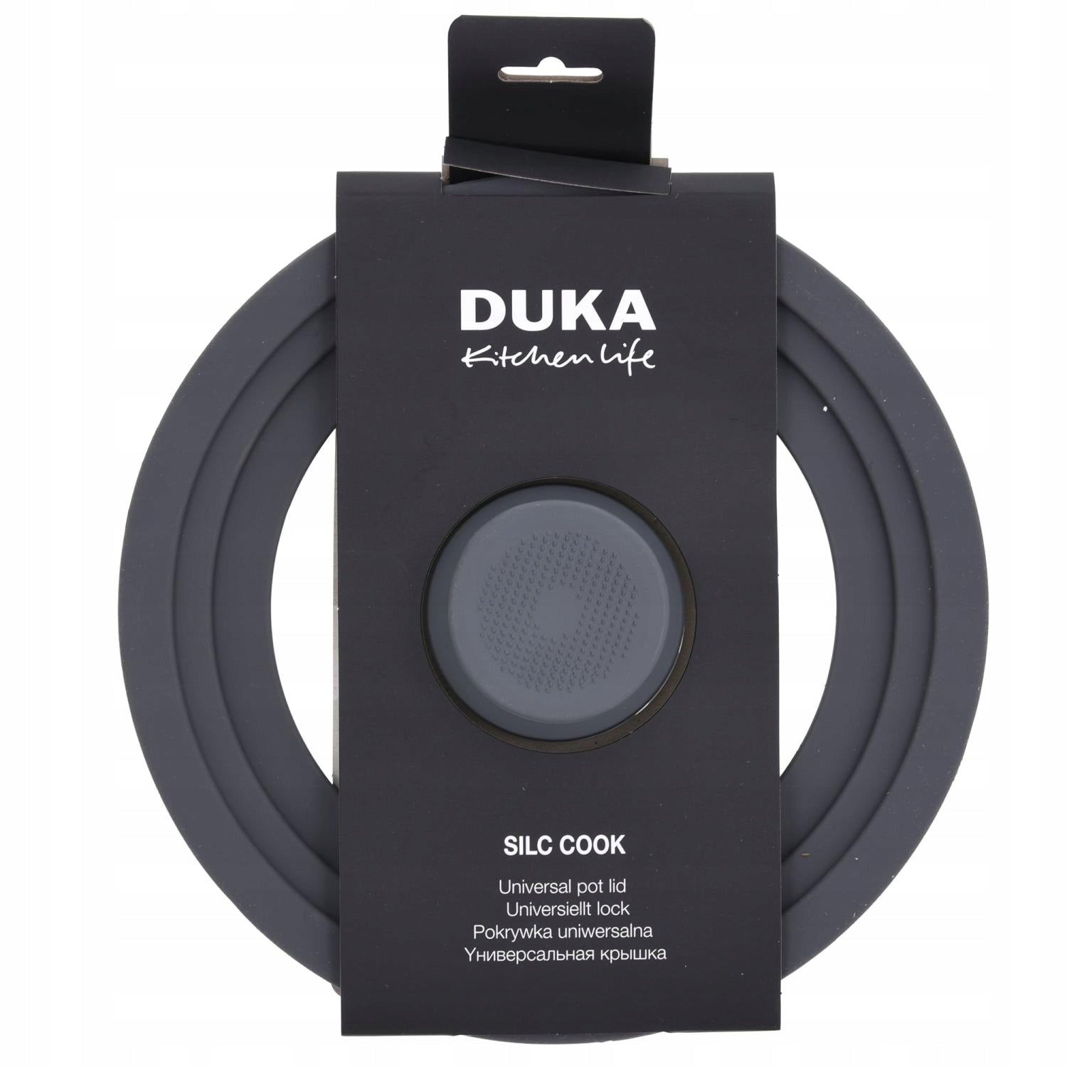 Lid Universal 3in1 Glass 16/18/20 Cm For Pots Silc Cook DUKA Packaging status original