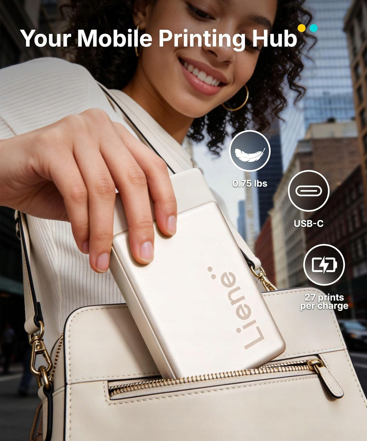 Liene Pearl N200 Pro Portable Photo Printer for Smartphone Manufacturer code PEARL N200 PRO