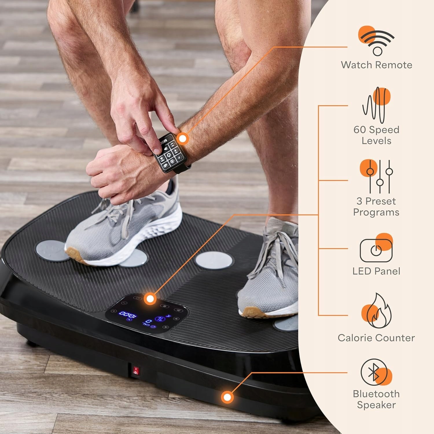 LifePro Vibration Platfrom with Ears, Rubbers and Watch Brand no brand