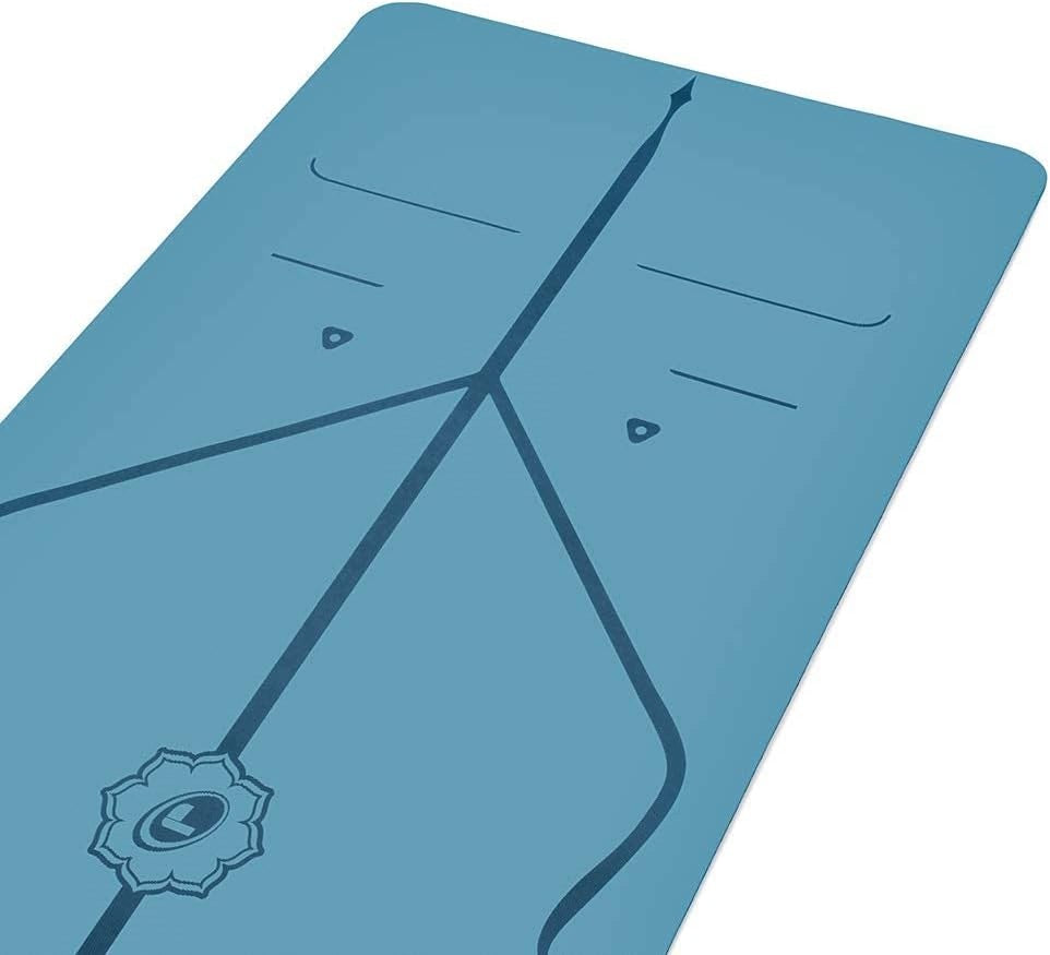 Liforme Classic Yoga Mat Non-Slip 185x68 cm 4,2 mm Blue Brand no brand