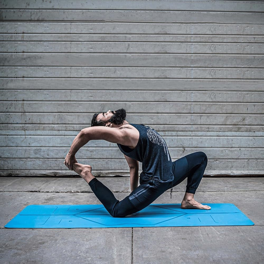 Liforme Classic Yoga Mat Non-Slip 185x68 cm 4,2 mm Blue Manufacturer code Liforme