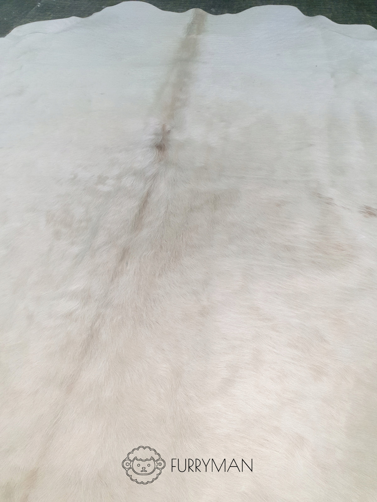 Light Argentine cowhide leather - up to 1.5 m2 (130 x 100 cm) tiny Color beige