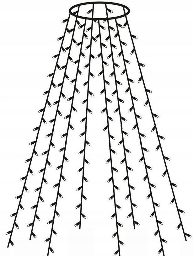 Light curtain 300 LED lights for Christmas tree Brand FHS