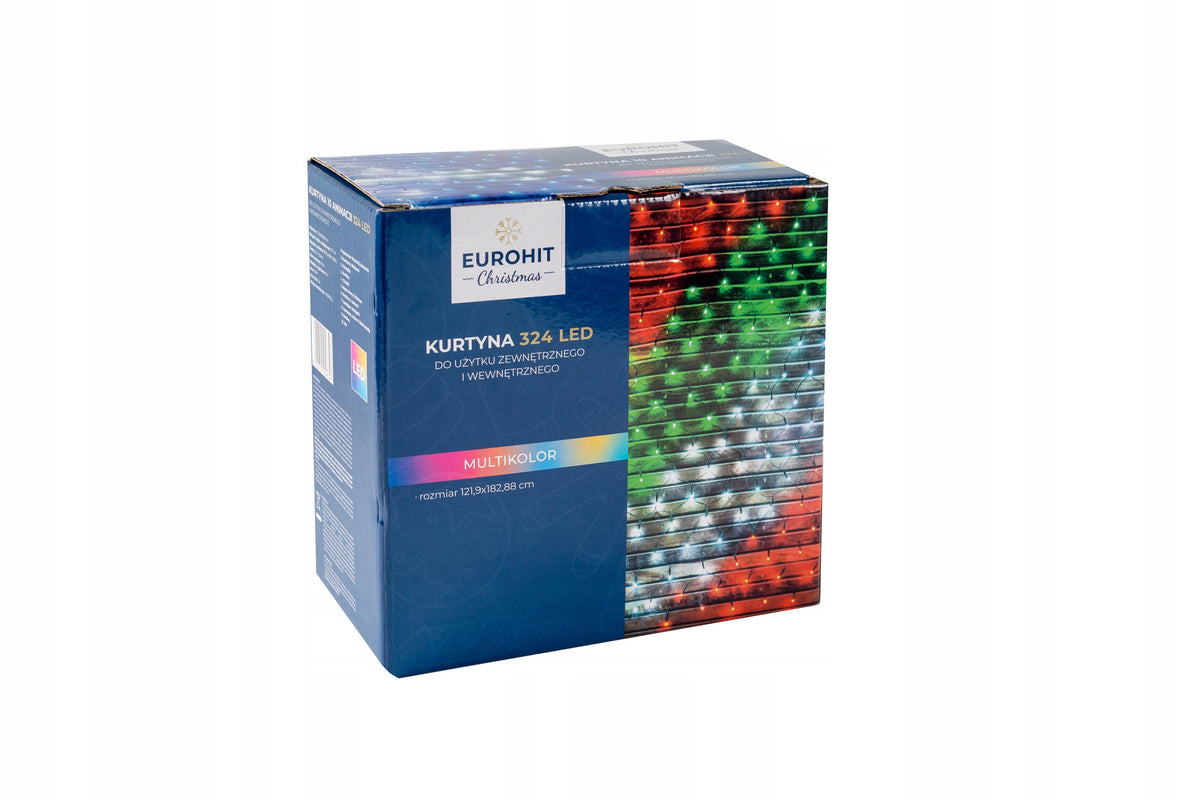 Light curtain ANIMATION 324 led 10 DESIGNS PILOT Brand EUROHIT