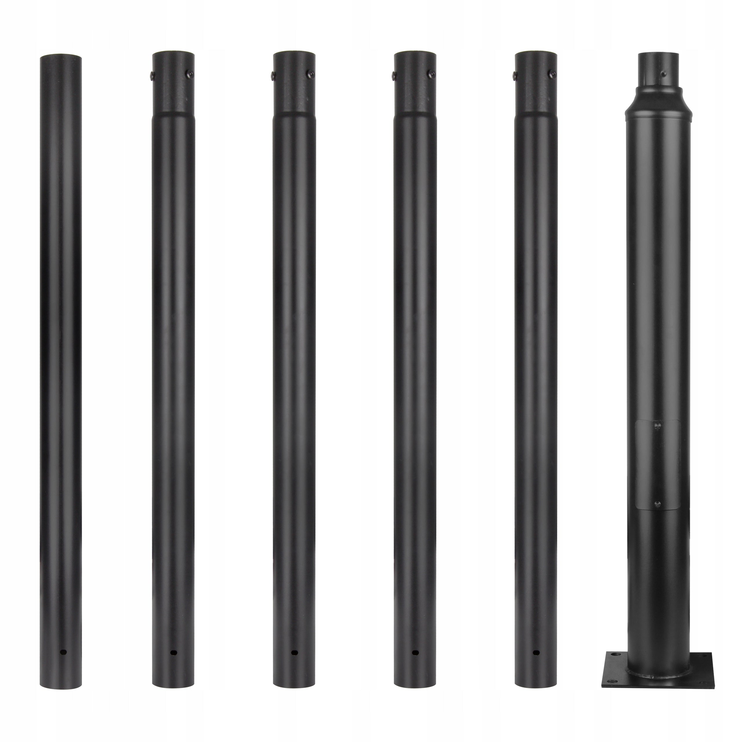 Lighting pole Ø76mm 22x22 cm road mast 6M STREET LAMP REVISION