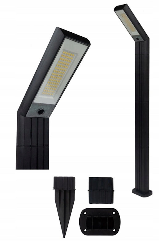 Lighting post Ecolight solar LED 98 cm black IP44 Manufacturer code EC61347