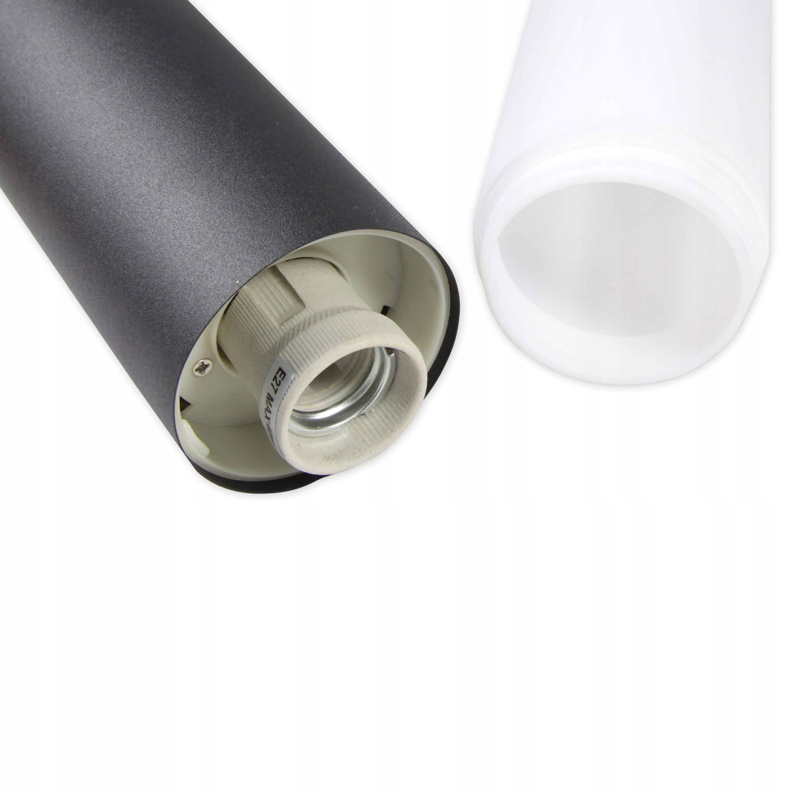 Lighting post round E27 45 cm black Brand Masterled