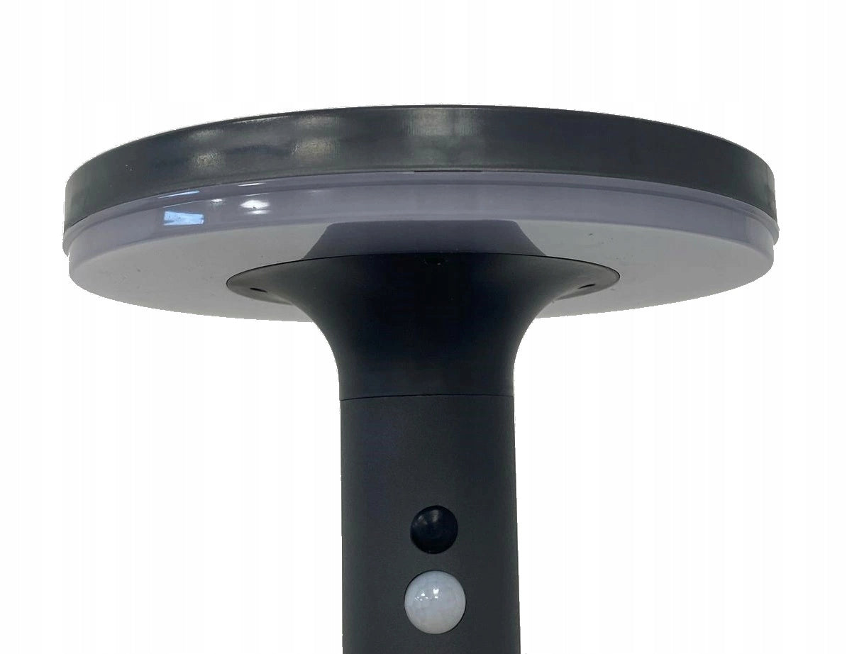 Lighting post round Ecolight integrated LED source 37 cm grey Fixture shape round