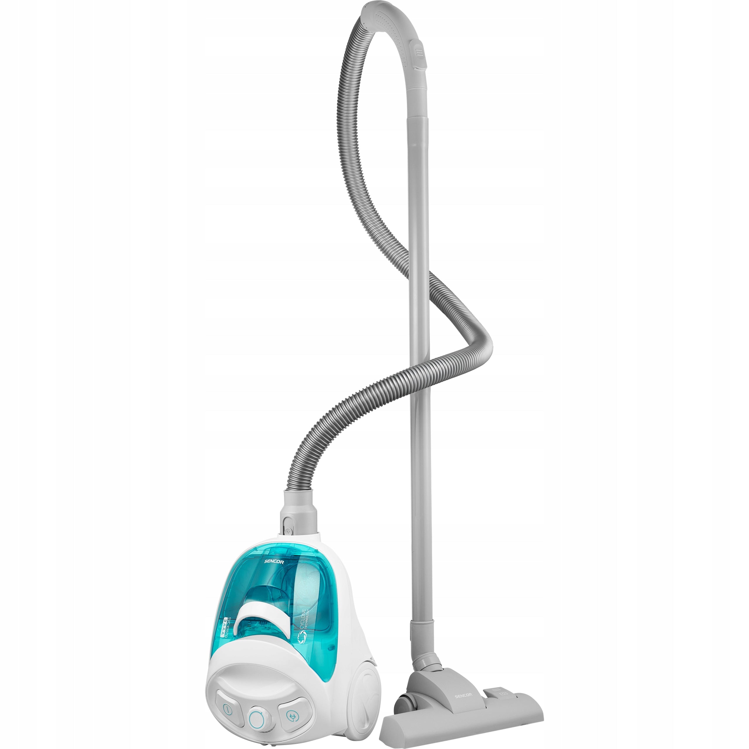 Lightweight POWERFUL Bagless Vacuum Cleaner Sencor SVC 1015TQ White 800W EPA E12 Packaging status original