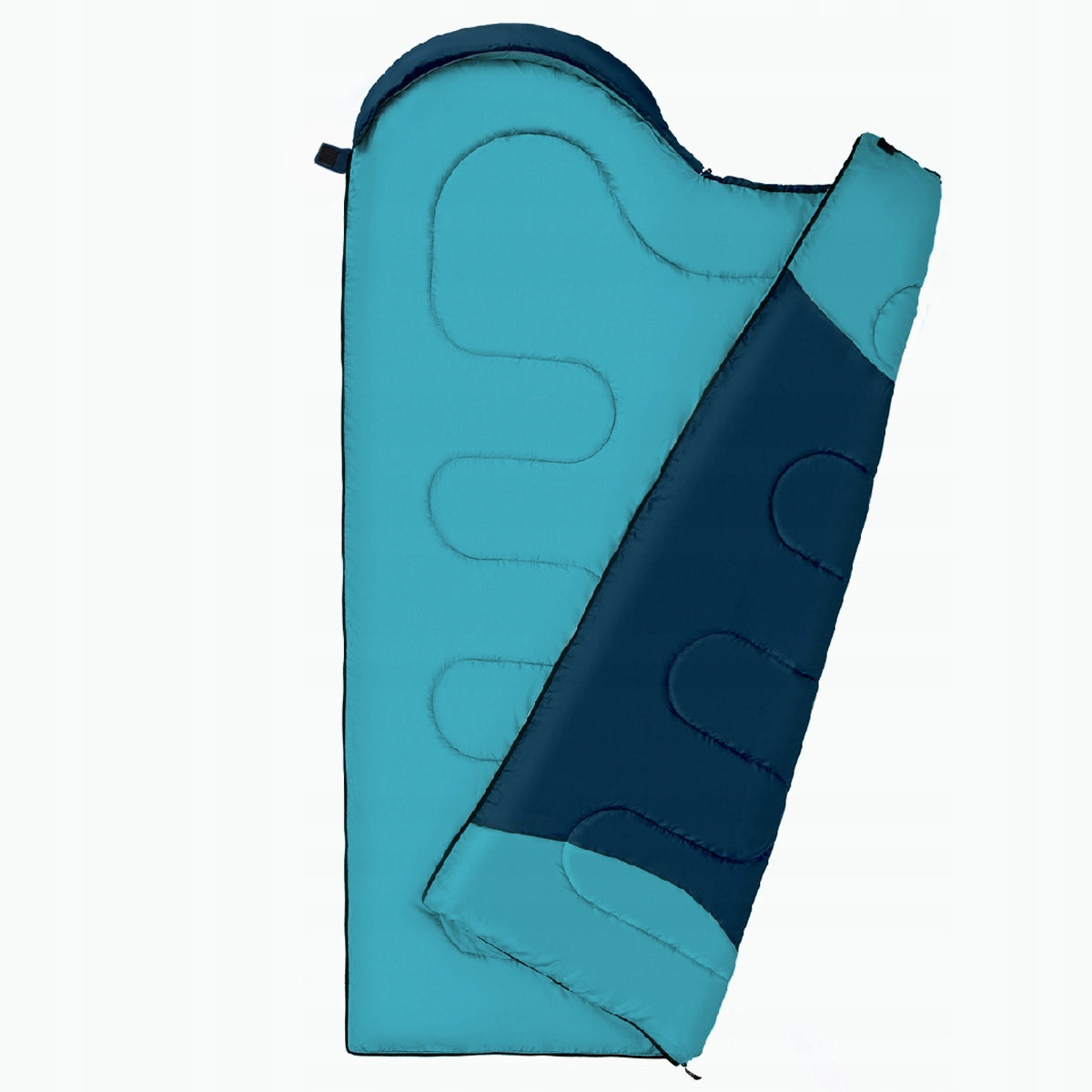 Lightweight Sleeping Bag Mummy Tourist Under Tent Warm Blue L Nils Camp Packaging status original