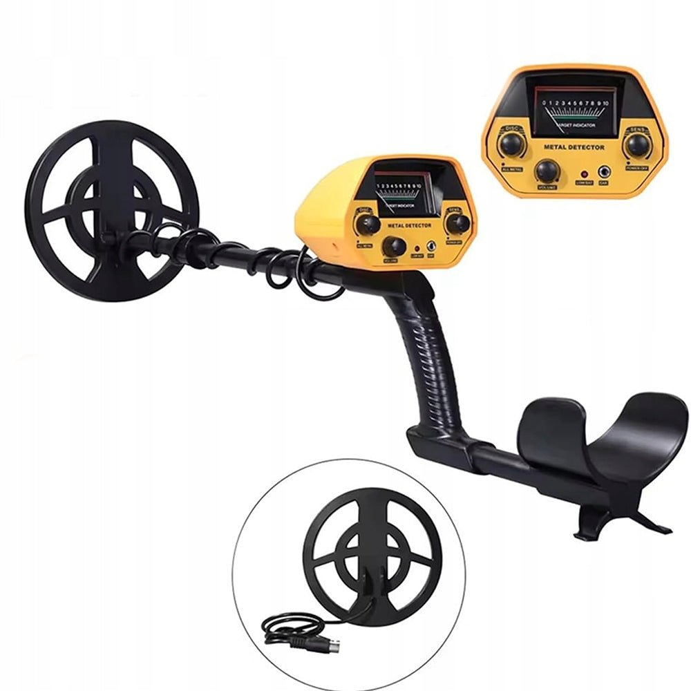 Lightweight metal detector with LCD display and waterproof search coil Manufacturer code 5031