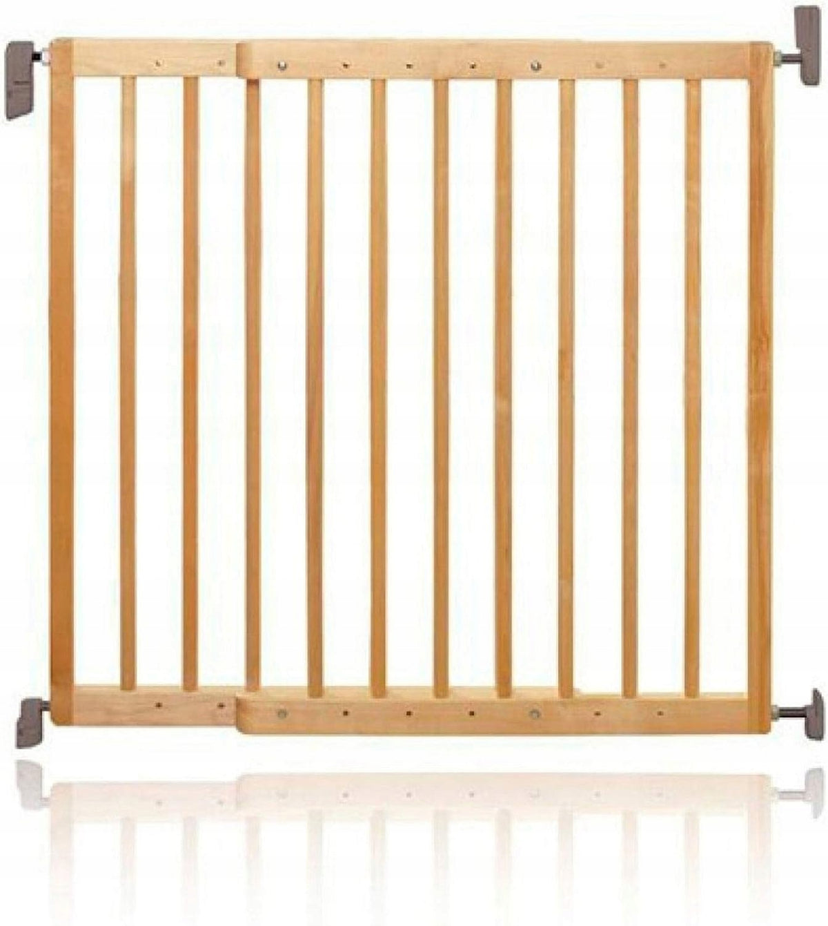 Lindam Munchkin Wooden Gate Extendable Without Threshold Extra Wide