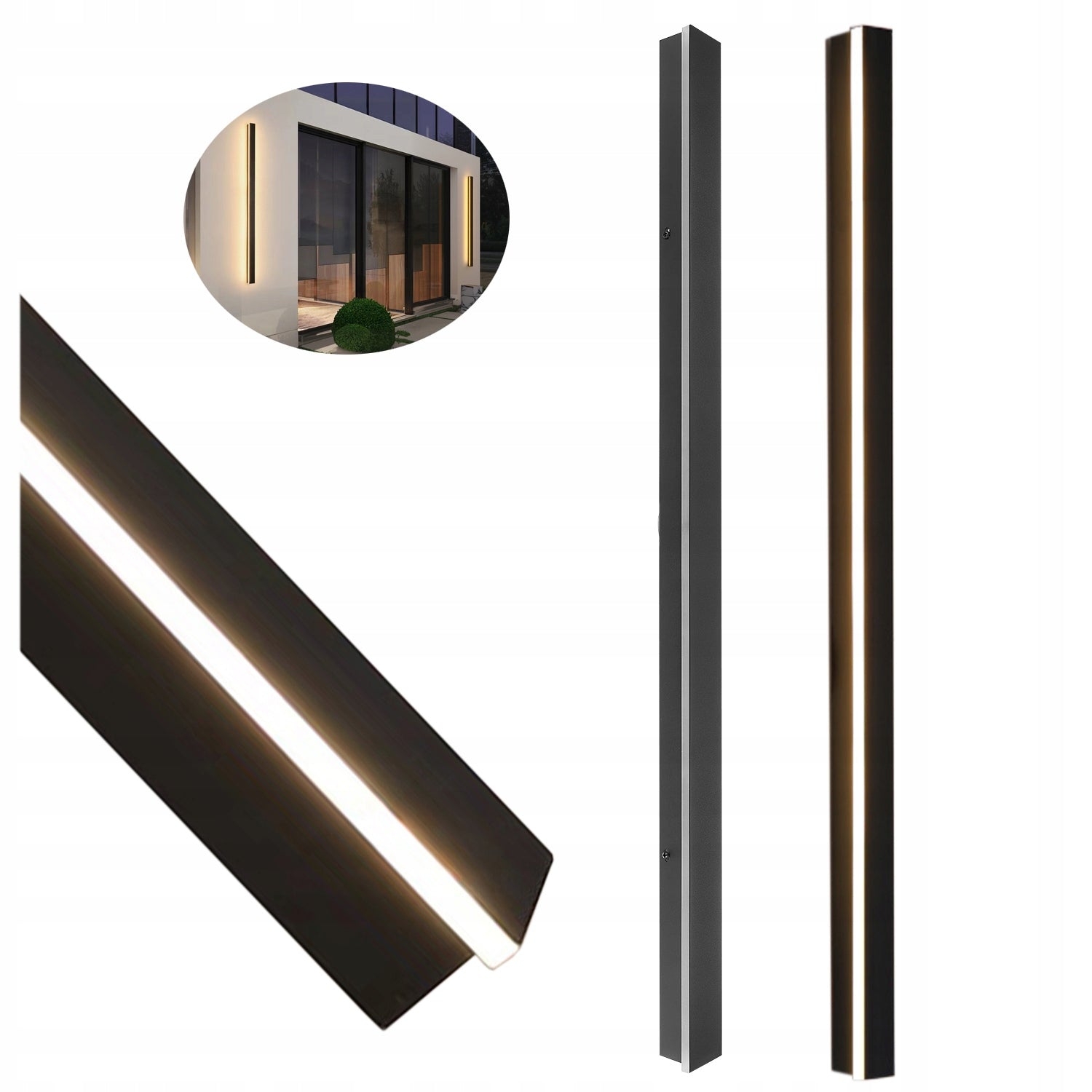 Linear wall lamp modern outdoor garden wall lamp IP65 LED 100cm